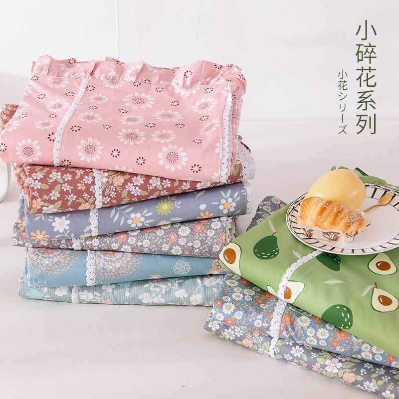美帮汇小碎花四件套全棉全棉田园简约小清新床上用品床单床笠被套三件套高清大图