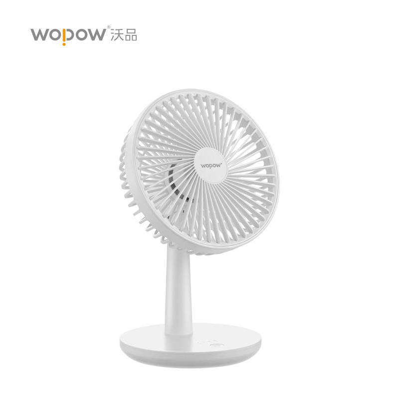 沃品WOPOW FA12台式小风扇 电风扇 usb静音大风力 小电扇型便携