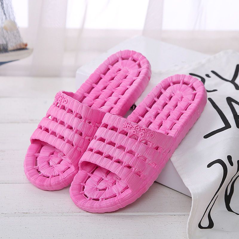 品彩拖鞋女夏家用室内浴室洗澡防滑居家拖鞋可爱男家居凉拖鞋情侣