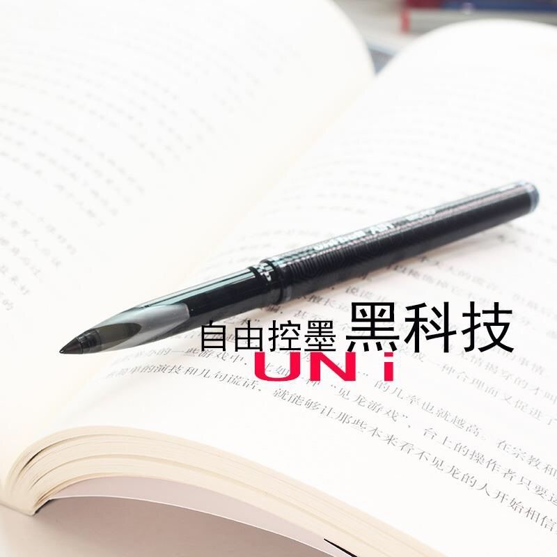 日本黑科技 三菱/Uni UBA-188签字笔 水笔 顺滑草图笔绘图笔0.5mm 0.5-蓝色