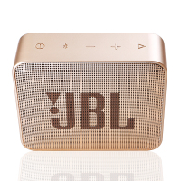 JBL GO2 音乐金砖二代 蓝牙音箱 低音炮 户外便携音响 迷你小音箱 可免提通话 防水设计 香槟金