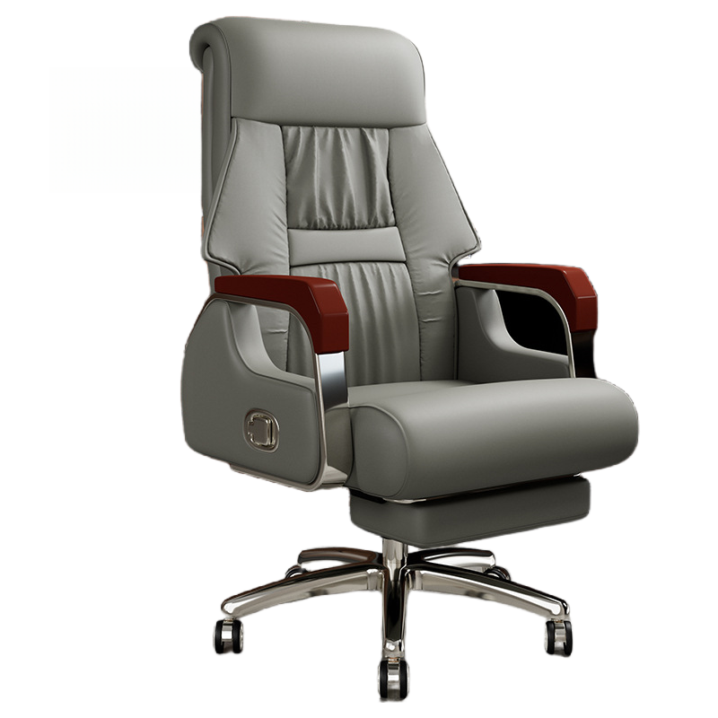 蕃蒂人体工学椅灰色西皮把高清大图