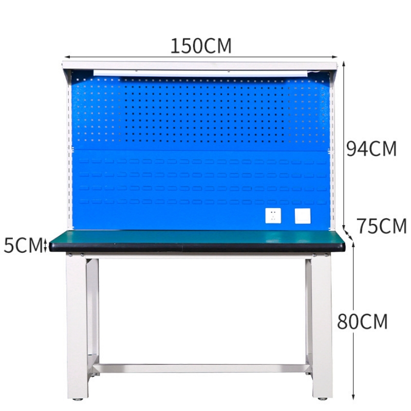 怡卓欧工作台1.5米双背网张高清大图