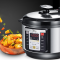美的(Midea)电压力锅 双胆5L八段智能调压高压饭锅压力锅PCS5028P 黑色