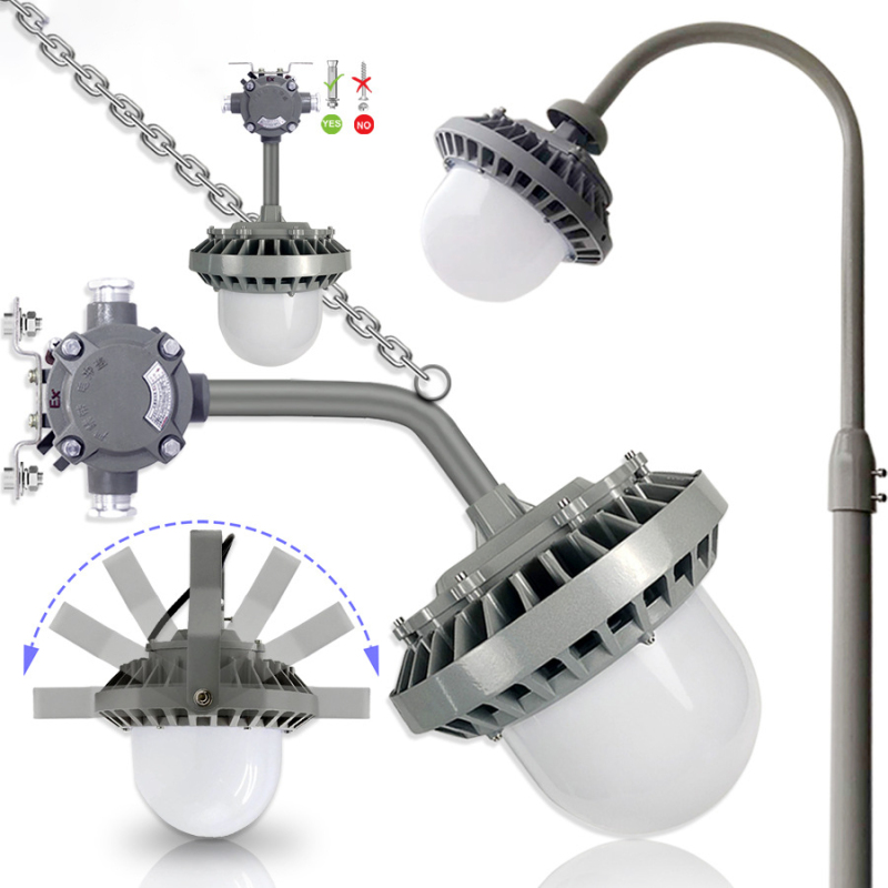 明特佳 MTJ-FPD8504Y-L100 IP66、AC220V、5700K、LED应急平台灯(计价单位:套) 灰色高清大图