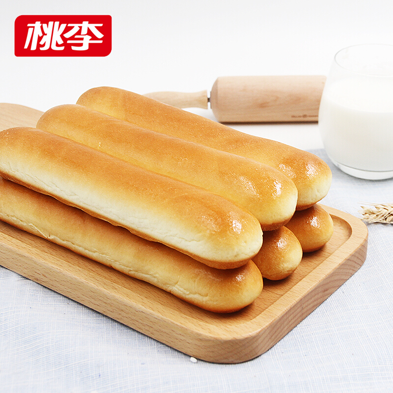 桃李奶棒面包240g