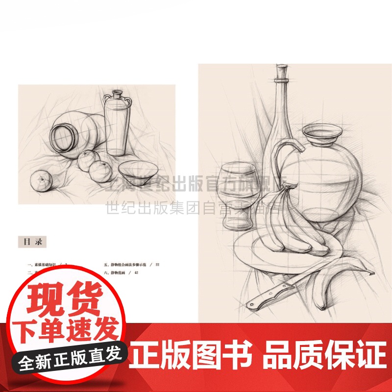 素描几何体 素描静物 素描石膏像 速写民居建筑 零起点美术技法入门系列 素描零基础入门 素描技巧技法 俞建国 上海人民美高清大图