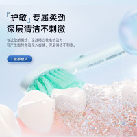 飞利浦(PHILIPS) 电动牙刷 S1成人情侣款送男女友礼物 2种模式洁齿护龈 柔力软毛 白色HX2431/02