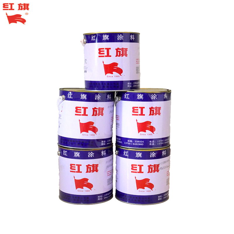 红旗 醇酸磁漆C04-2 中灰 15kg/件(2.5kg/桶/6桶装) 件高清大图