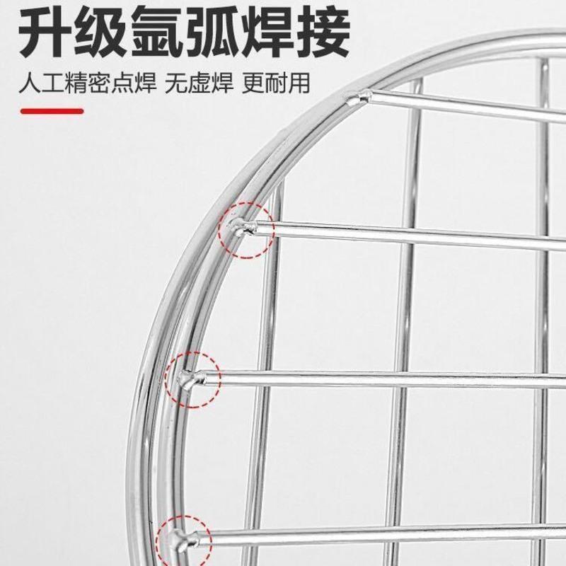 方形烤菜夹小号(平面网) 烤鱼夹子不锈钢烧烤加厚商用烧烤网大号家用烧烤架大号烤菜夹烤网