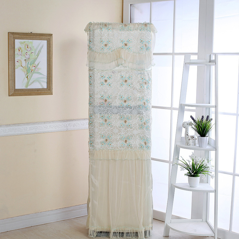 森美人客厅立式3匹柜机空调罩空调套防尘罩柜式方形海信尔通用 锦绣天华-白52*32*175