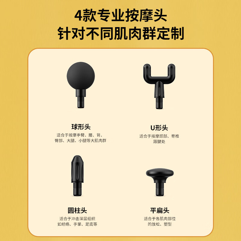 奥鼎康(ODINK) 小黄鸭筋膜枪(联名款)多功能迷你筋膜按摩器肌肉健身运动 A-KJM12高清大图