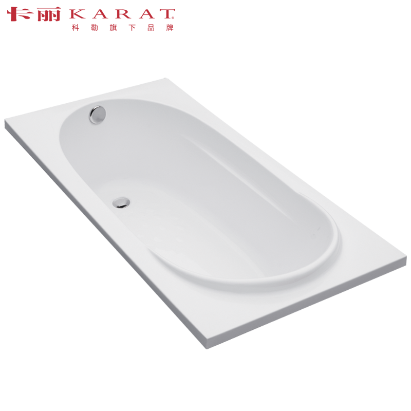 科勒旗下品牌KARAT卡丽卫浴亚克力浴缸嵌入式欧式成人家用沐浴浴缸1.5/1.7米17724T/17185T