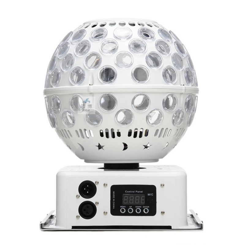 声控闪光灯家用包房纳丽雅水晶魔球旋转彩灯七彩ktv酒吧激光灯舞台