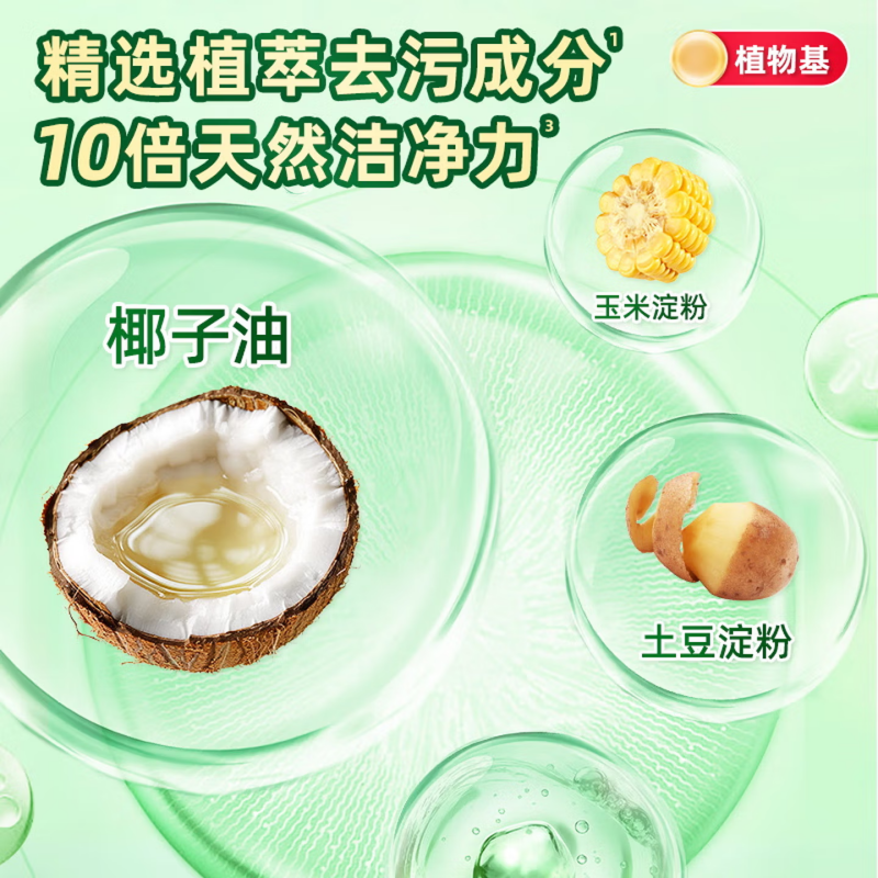 水卫士植物基闪电洗衣凝珠浓缩洁净洗衣球去污渍洁白柔软持久留香除菌高清大图