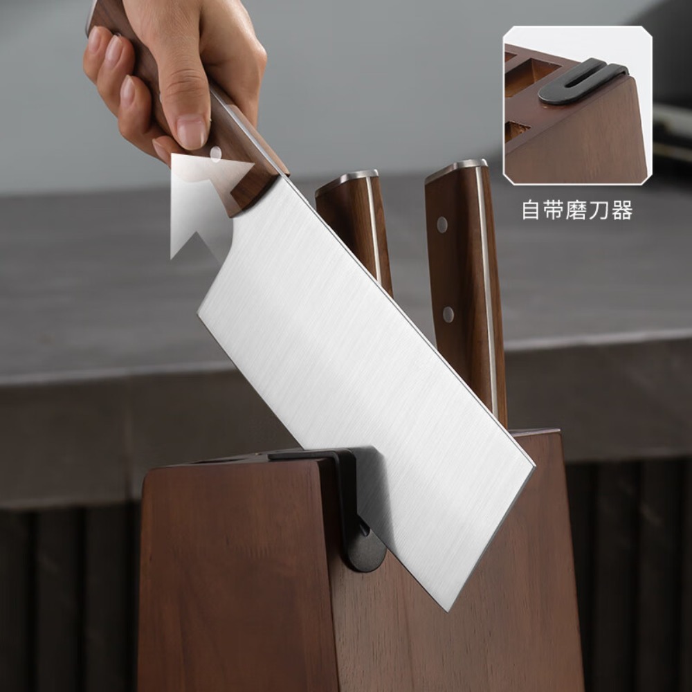 张小泉家用切菜刀水果刀锋劲系列刀具套装D300091高清大图