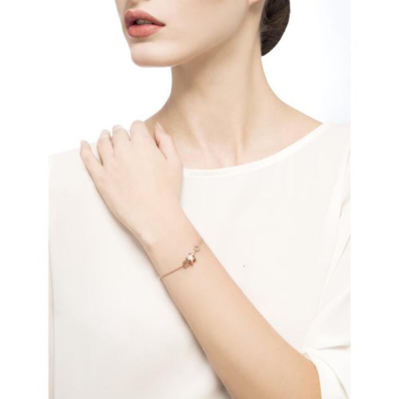 bvlgari宝格丽bzero1系列18k金镶满钻小号小蛮腰名媛手链350896