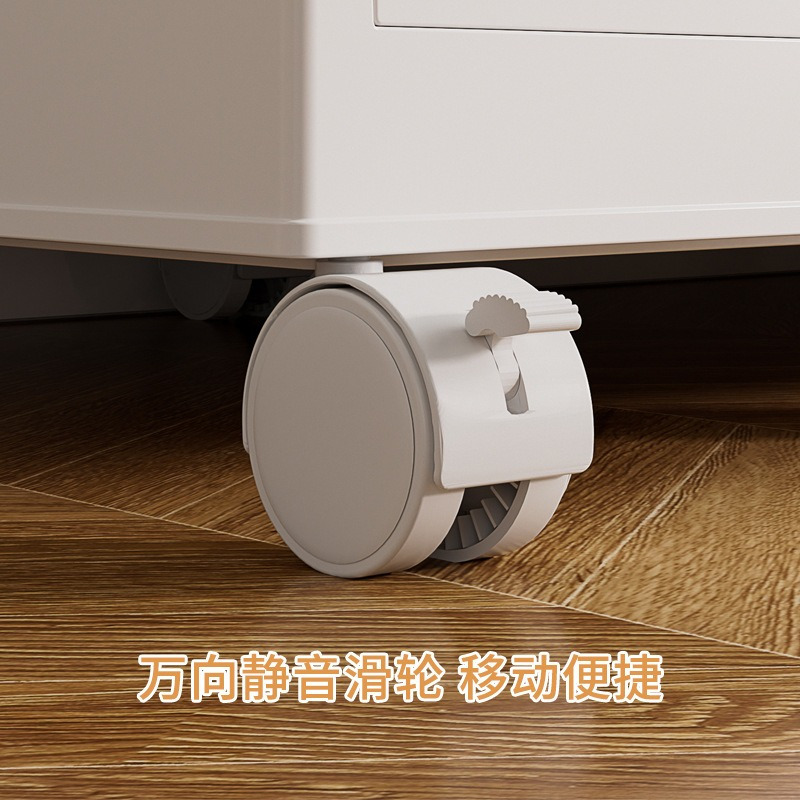 华普思卧室免安装折叠衣物收纳柜 多层双开门宝宝衣柜 挂衣整理衣柜三门衣柜两层小(85*46*83CM)多层高清大图