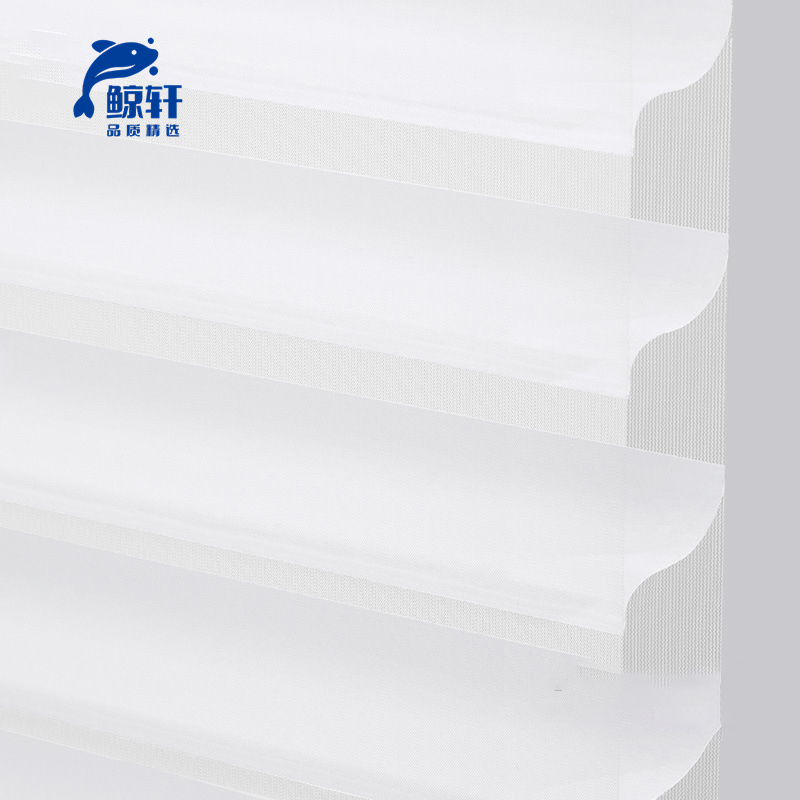 鲸轩 JX-CL1602 1m*1m 香格里拉柔纱帘 需自挂 窗帘(计价单位:个)白色高清大图