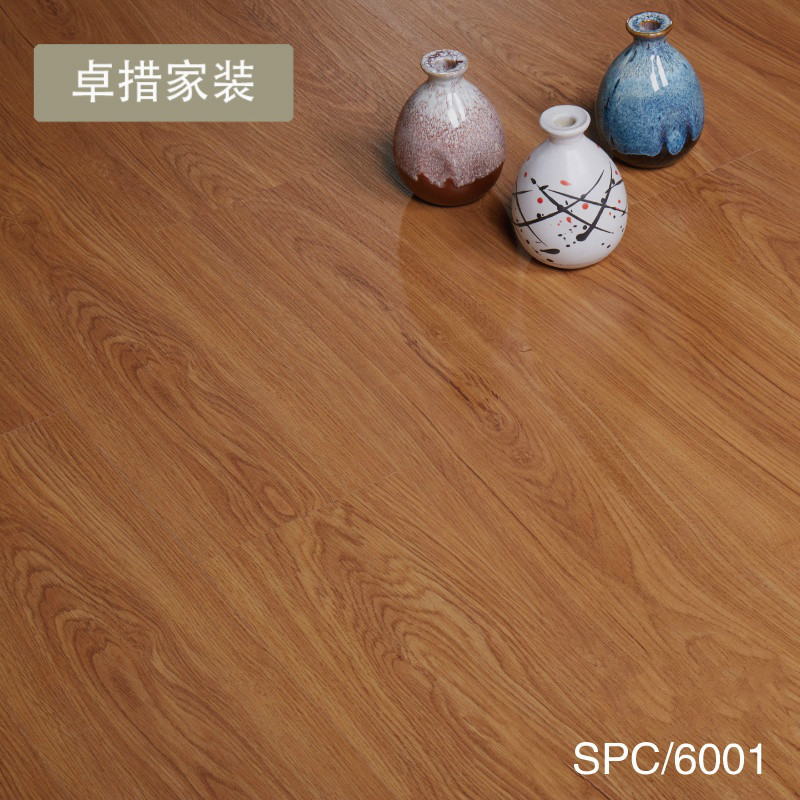 免胶PVC锁扣塑胶地板木纹加厚耐磨防水防火家用无甲醛SPC石塑地板壹德壹