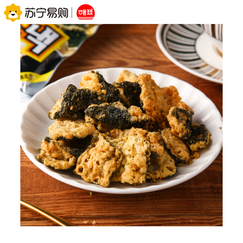 泰国进口 海牌(HAEPYO) 玉米味海苔天妇罗膨化食品40g海味即食海苔郊游休闲零食