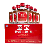 张裕集团 至宝特质三鞭酒 男性女性滋补酒保健酒养生酒配制酒 海狗鞭鹿鞭广狗鞭人参鹿茸 35度125ml*6 整箱装