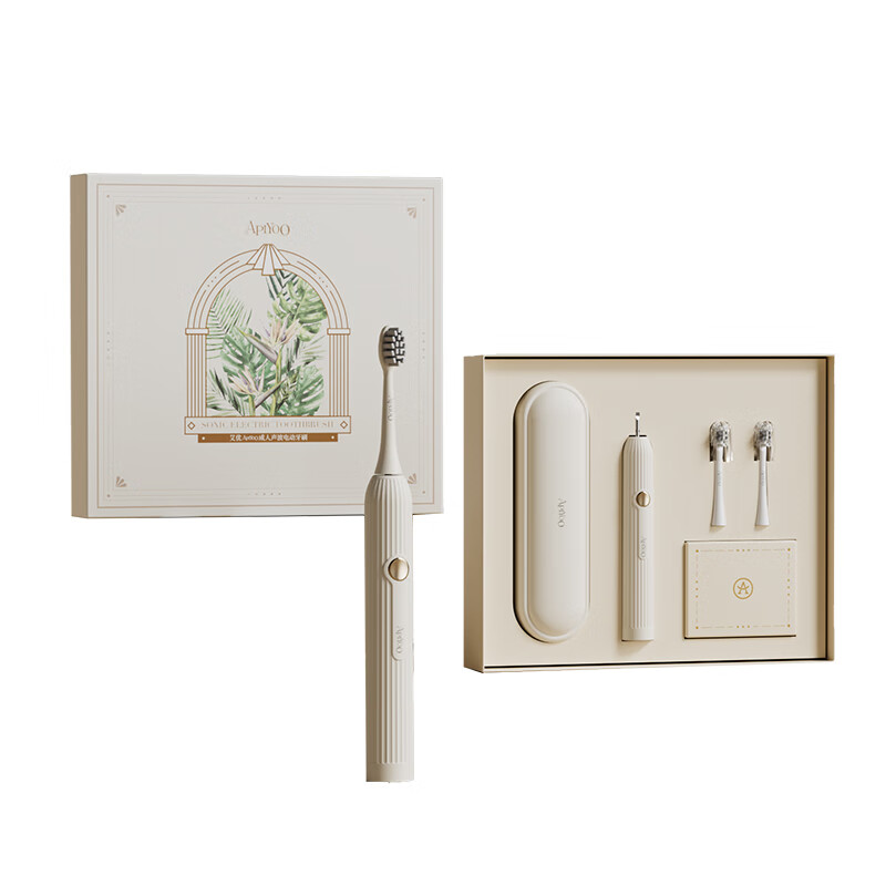 ApiYoo艾优 电动牙刷礼盒T11-A米色