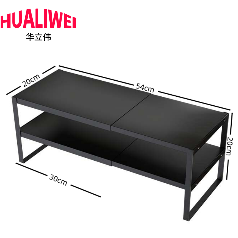 华立伟电脑置物架高清大图