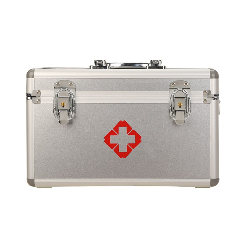 爱备护abhs002b应急箱含家庭套装急救包铝合金带锁出诊箱医药箱药品