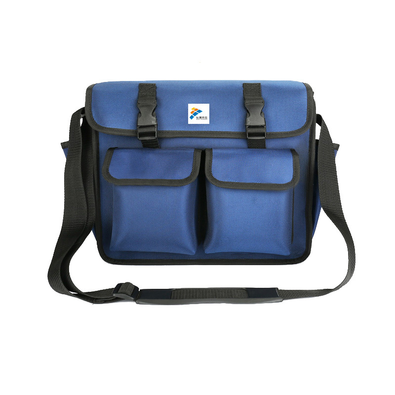 标测科技bc012多功能单肩帆布包工具包藏蓝