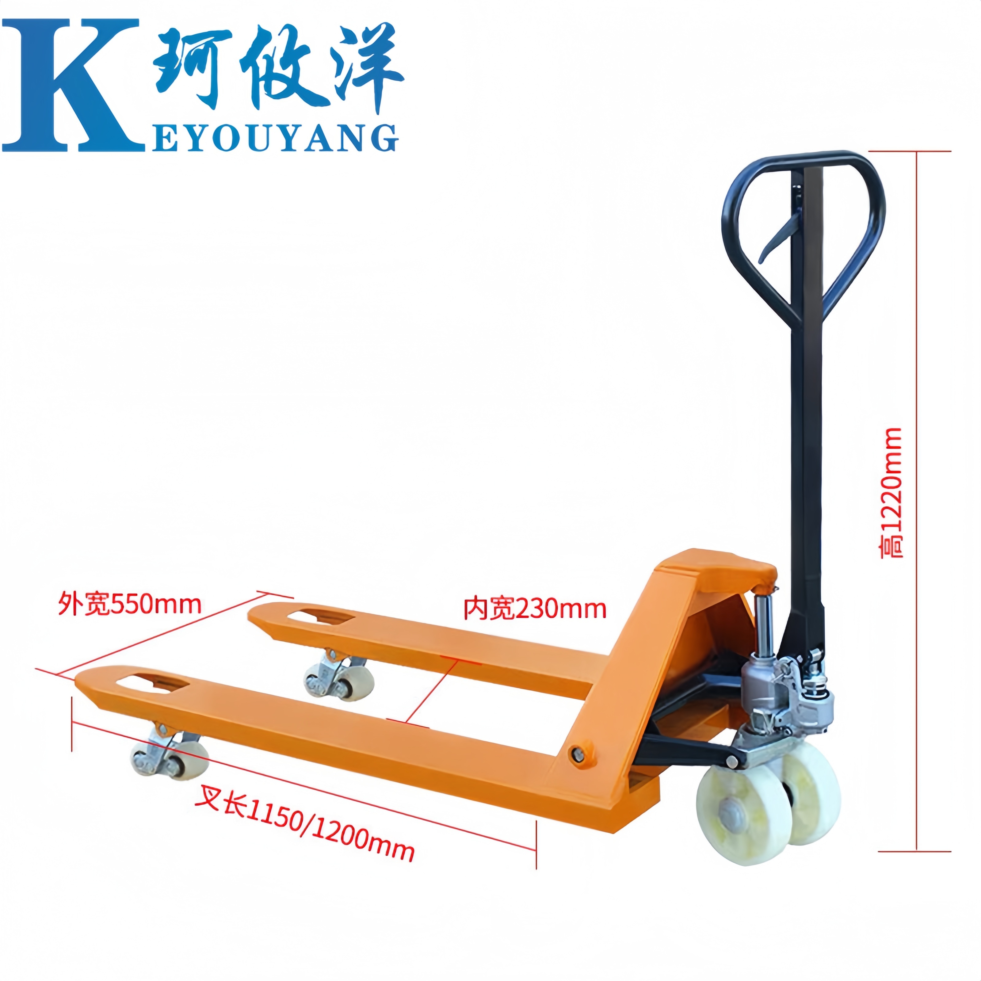 珂攸洋 手动液压叉车 3.5吨 台高清大图