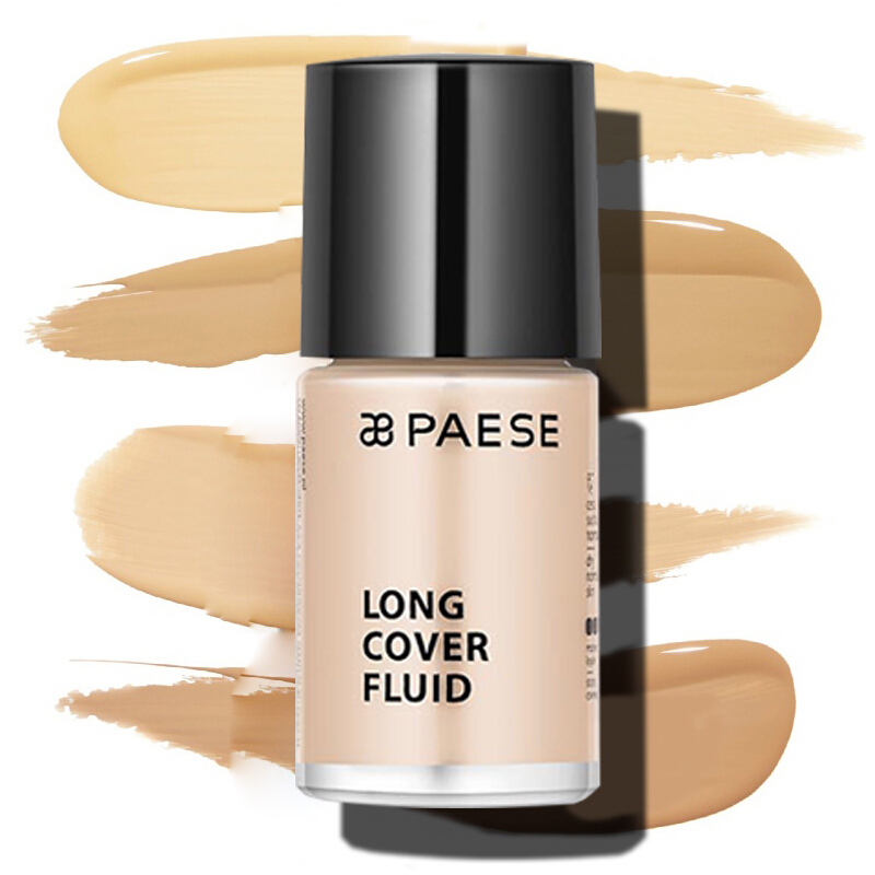 波兰paese粉底液持久遮瑕妆前打底控油夏季化妆师派斯粉底液 01# LIGHT BEIGE 合适自然肤色 波兰进口