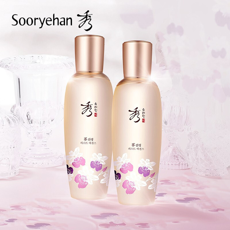 Sooryehan/秀雅韩真生初颜精华液神仙水补水保湿面部精华原液紧致修护 180ml