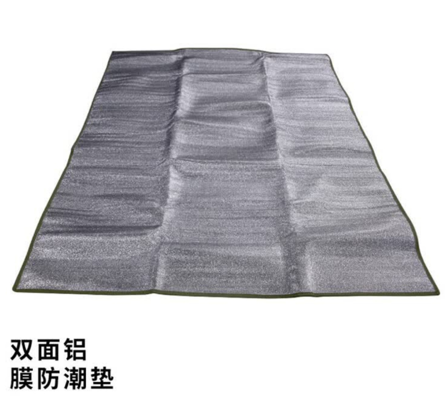 予飞鹤户外铝膜防潮垫 可折叠双面防水帐篷垫 0.6cm 加厚款 200×100cm高清大图