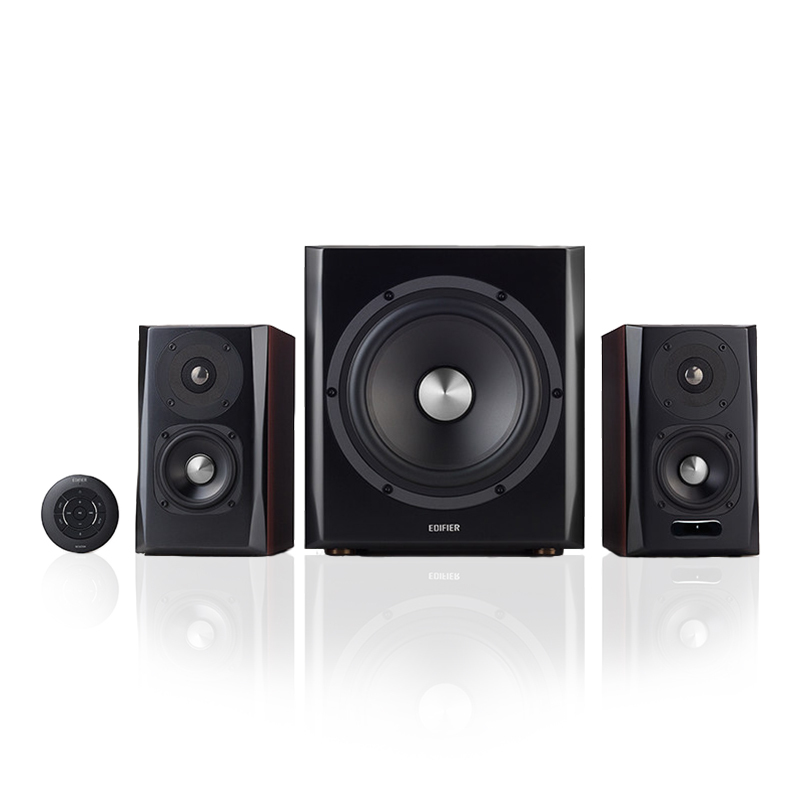 漫步者(EDIFIER)S201全功能HIFI有源2.1音箱 无线蓝牙音响 大功率重低音炮数字功放