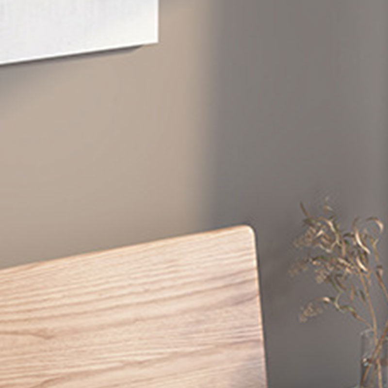 中豫鑫泽 ZYXZ4022716简约白蜡木实木床原木风单人床1.2米含两个床头柜高清大图