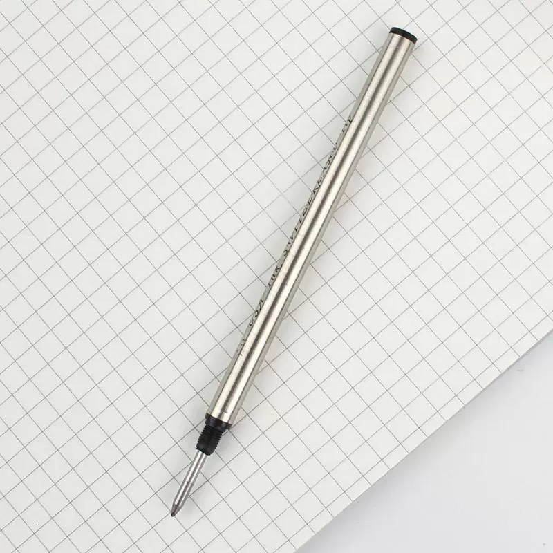 宝珠笔芯0.5MM 螺旋毕加索水笔芯 黑色 替芯 单支装