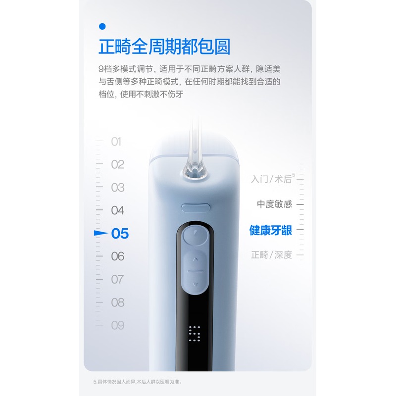 usmile 笑容加冲牙器C20镜湖蓝_高清大图