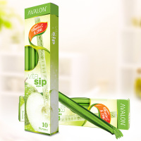 AVALON青苹果味维生素C+锌吸管维他命VC泡腾片10条/盒*2盒装进口