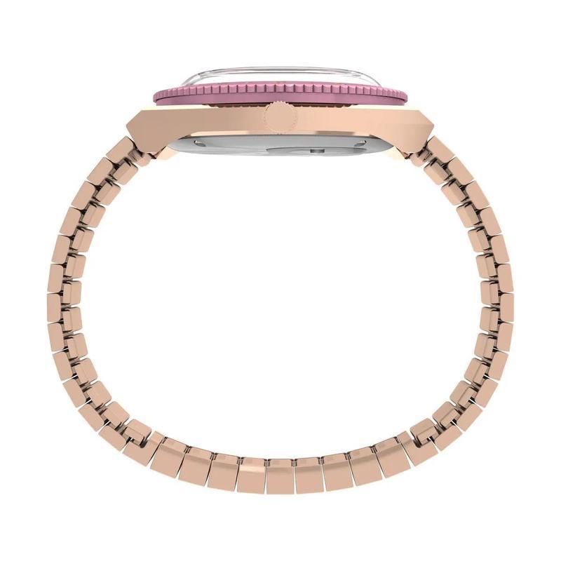 Timex/天美时Pink海洋回收塑料潮流石英表中性款环保防水米浪花纹