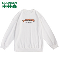 [直营]木林森(MULINSEN)新港风男装 秋冬新款发泡立体印花美式潮牌情侣卫衣男