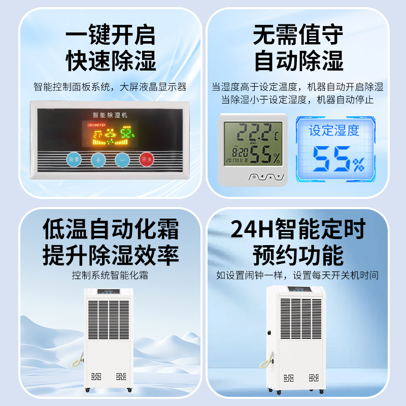 良兢LJ-7156L 除湿机 0L/天 480*415*1030mm高清大图