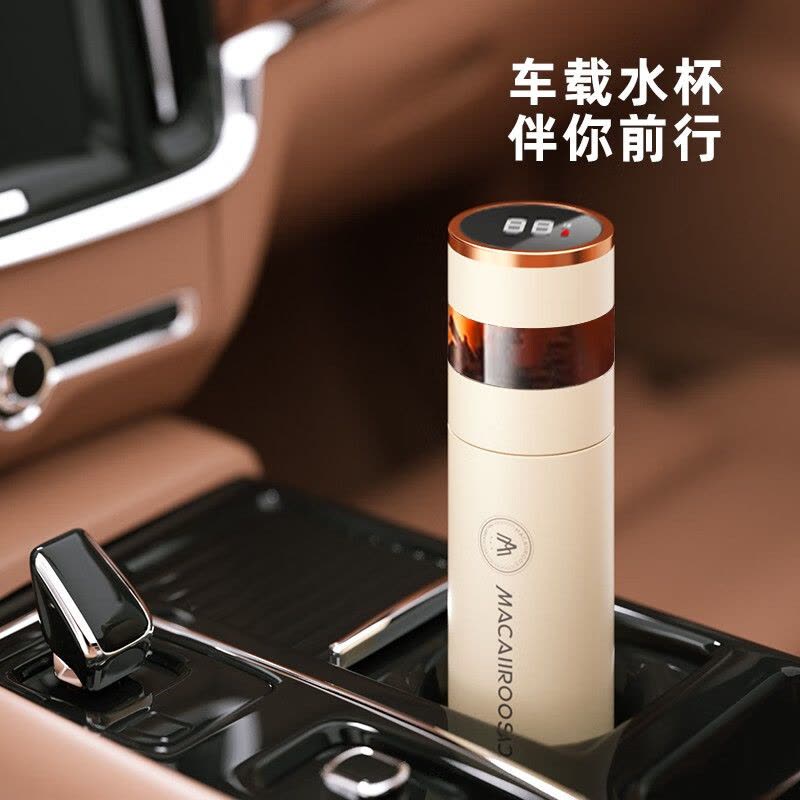 迈卡罗(MACAIIROOS)MC-8450BW316不锈钢男女士高档水杯茶水分离学生泡茶杯图片