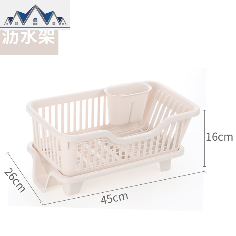 厨房沥水碗架多功能塑料置物架收纳架碗碟沥水篮置碗架子 三维工匠高清大图