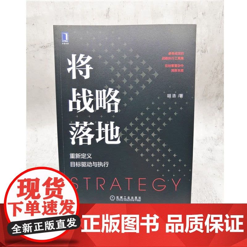 将战略落地 胡浩 著 管理图片
