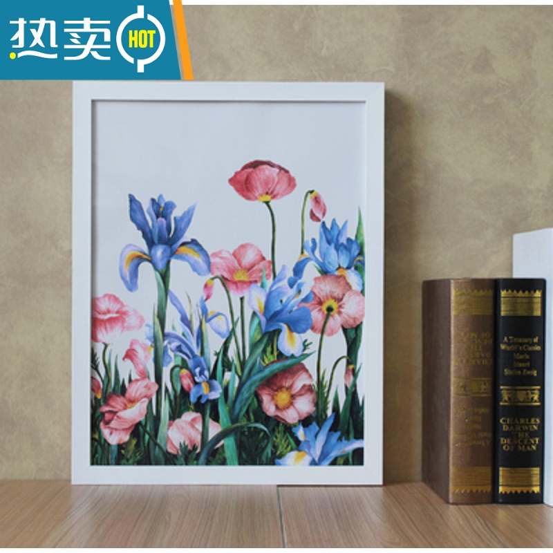 敬平拼图框1000片定做5075寸相框架5002000片简约画框裱框实木框定制 经典实木白色 500片拼图框(可放38x