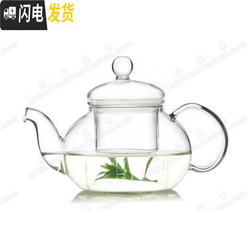 三维工匠耐热玻璃茶具花茶壶花茶杯套装水果茶壶功夫茶具泡茶杯保温送蜡烛 基础版10件套+送壶刷盖绳