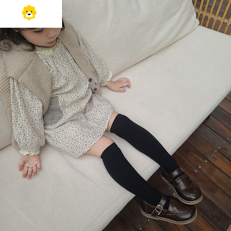 喻娄儿童长筒袜春夏薄款过膝韩国女童高筒袜洋气is纯色宝宝长袜
