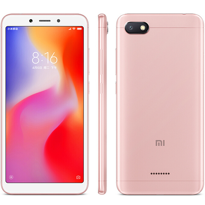 小米(MI) 红米6A 全网通版 3GB+32GB 樱花粉色 移动联通电信4G手机 双卡双待 小米手机