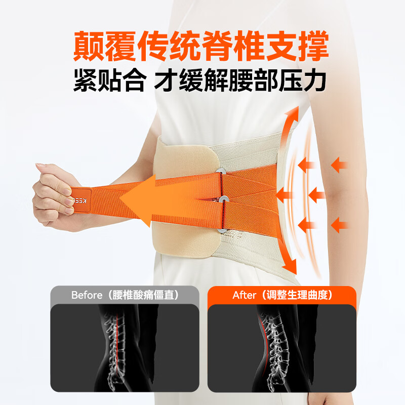 科普菲电加热护腰带腰部按摩器 发热保暖腰间盘腰部热敷腰带加热腰带按摩器暖腹带暖腰KPF-W13高清大图